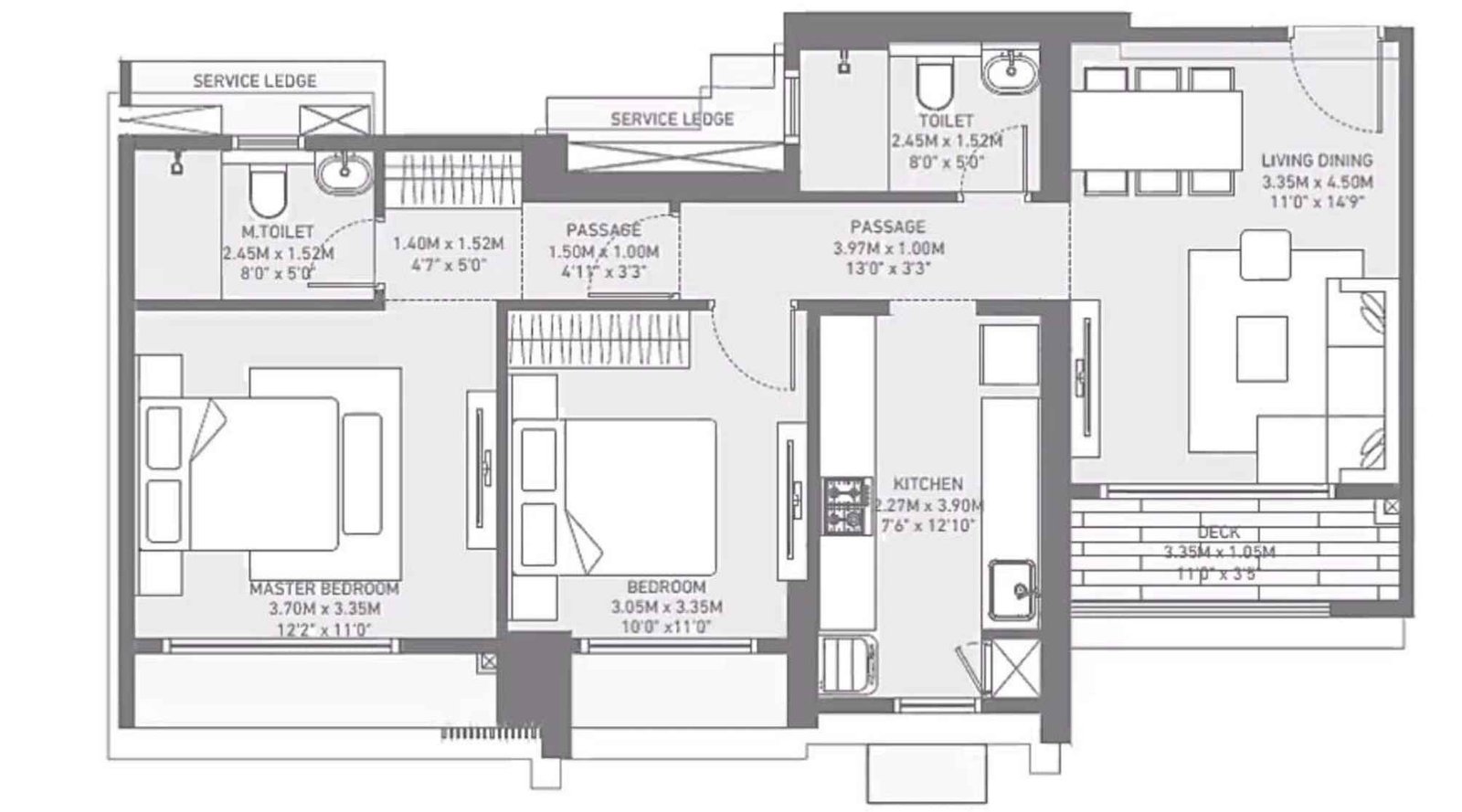 Birla-Taranya-Floor-Plan-2-BHK-Premium-742-sqft